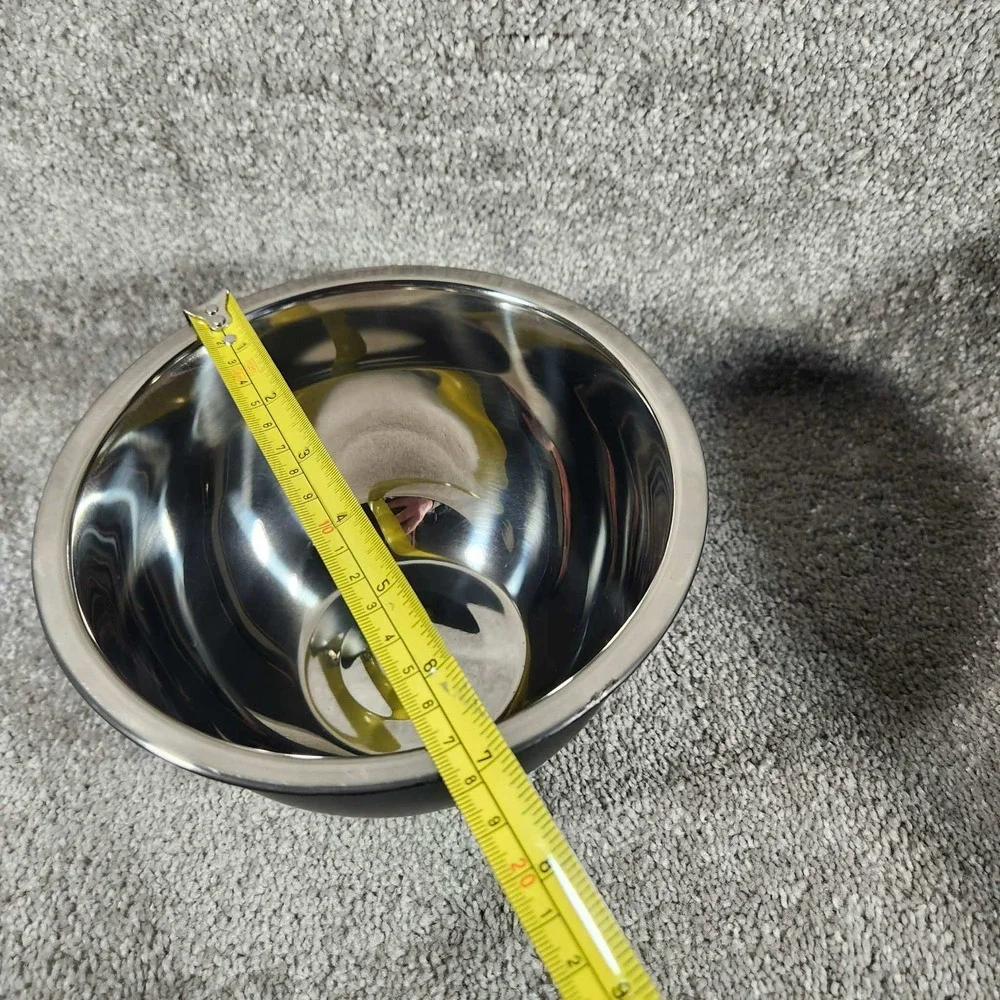Lidla Mixing Bowl Set Stainless Steel 5 Piece with Lids Kitchen Prep‎